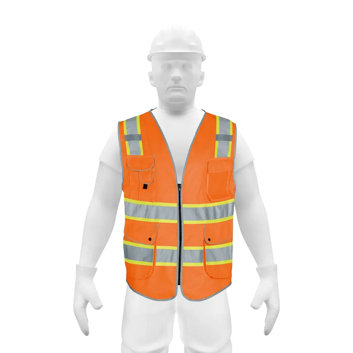 Chaleco de seguridad REFORZADO naranja
