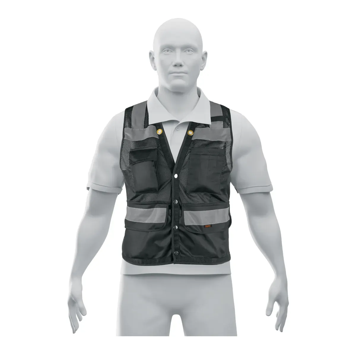 Chaleco de seguridad REFORZADO negro