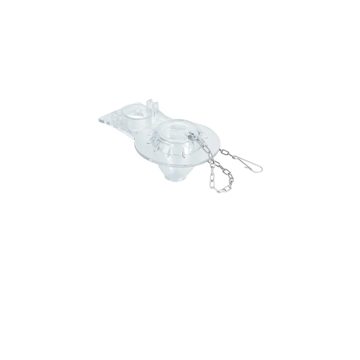 Sapo de PVC cristal 2"
