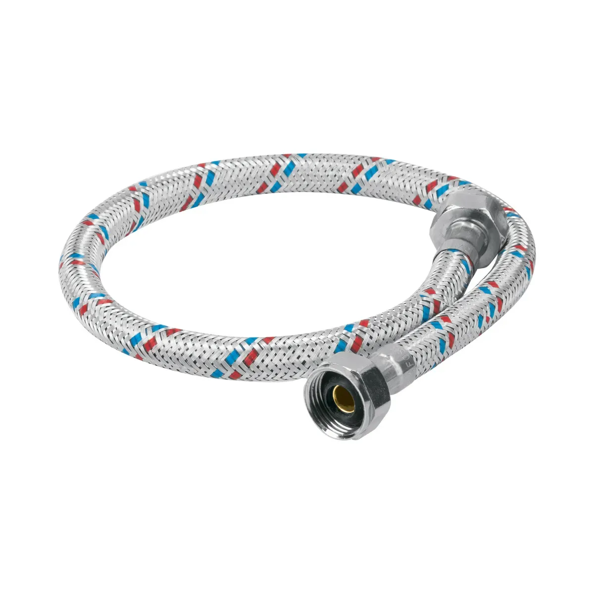 Manguera flexible de aluminio lavabo/fregadero 55cm 1/2"