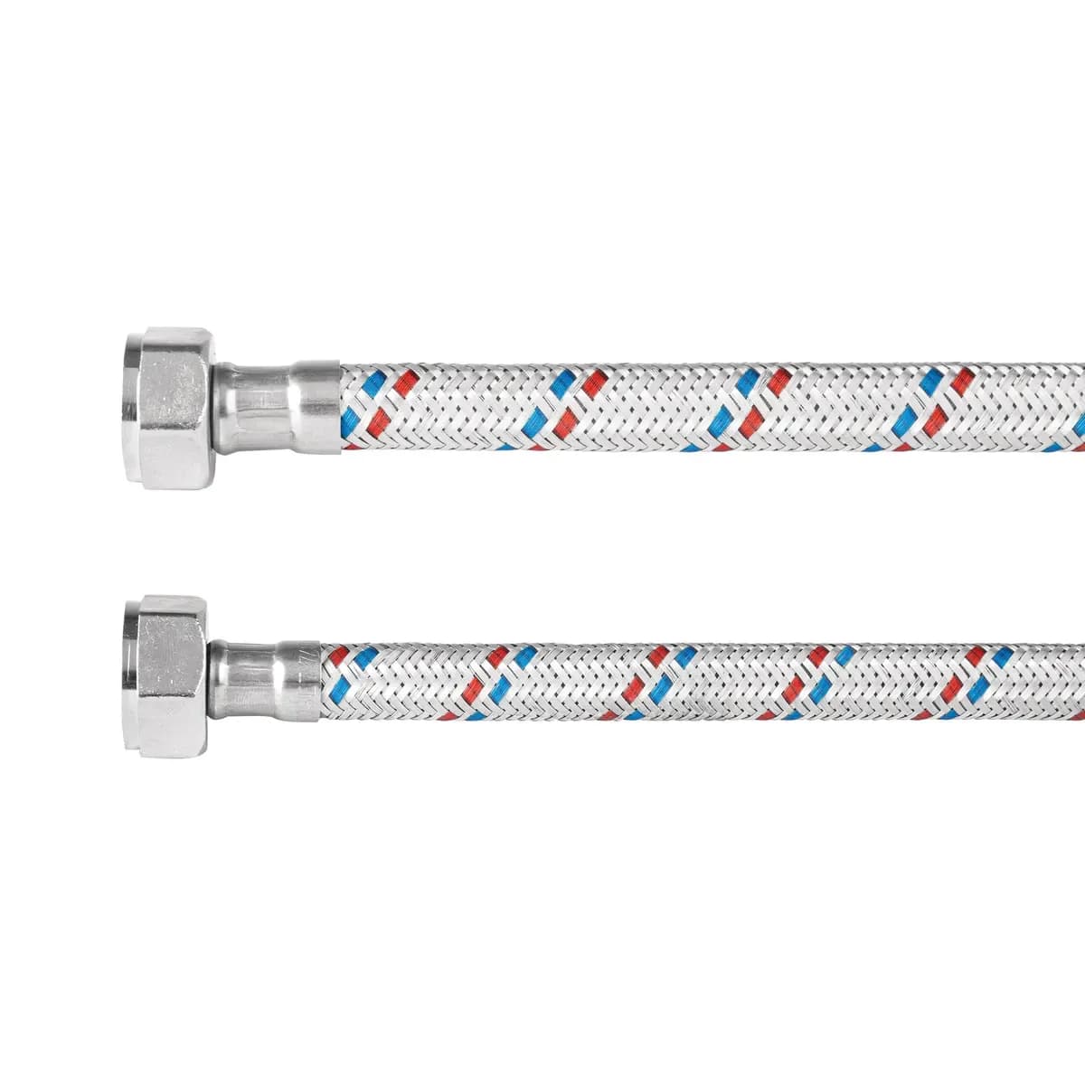 Manguera flexible de aluminio p/sanitario 1/2" 7/8" 50cm